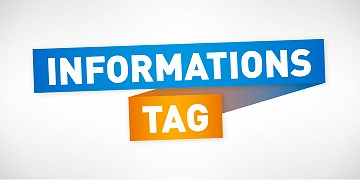 Das Bild zeigt den Schriftzug: Informationstag