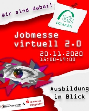 Flyer mit den wichtigsten Daten zur Jobmesse